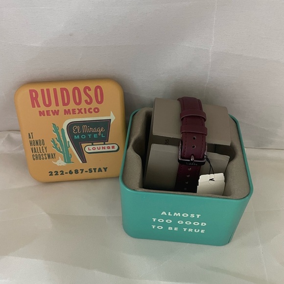 FOSSIL -Modern Sophisticate Multifunction Wine Leather Watch - Picture 3 of 3